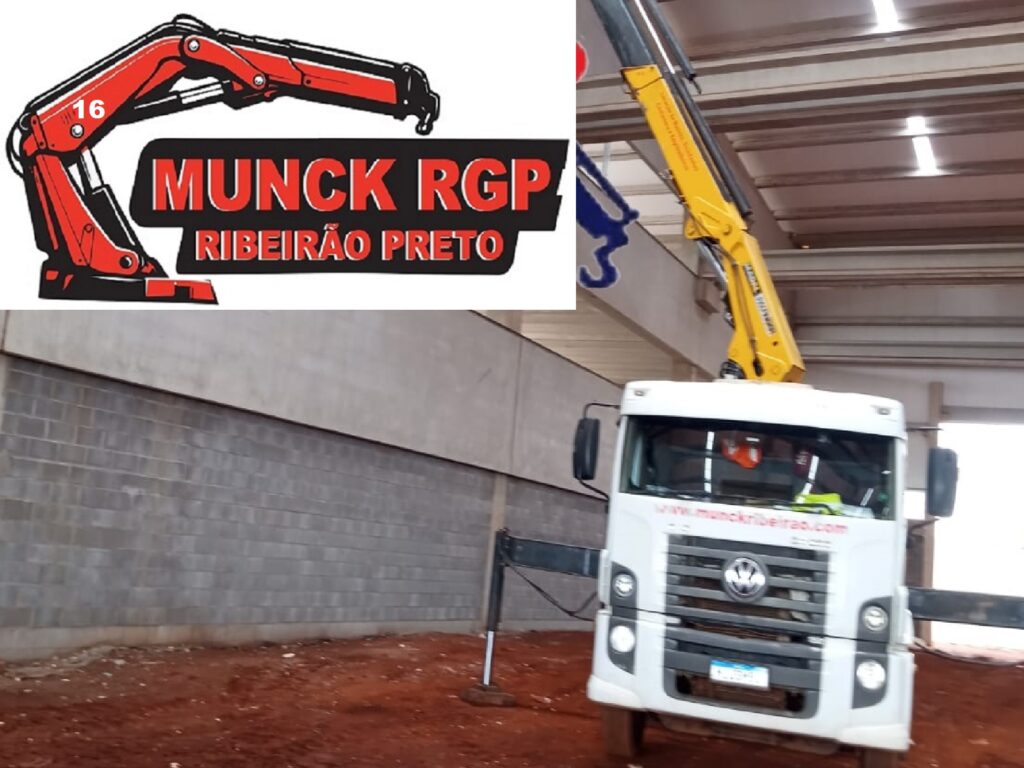 Aluguel de Munck em Ribeirão Preto com excelente desempenho, segurança nas operações e redução de custos operacionais.