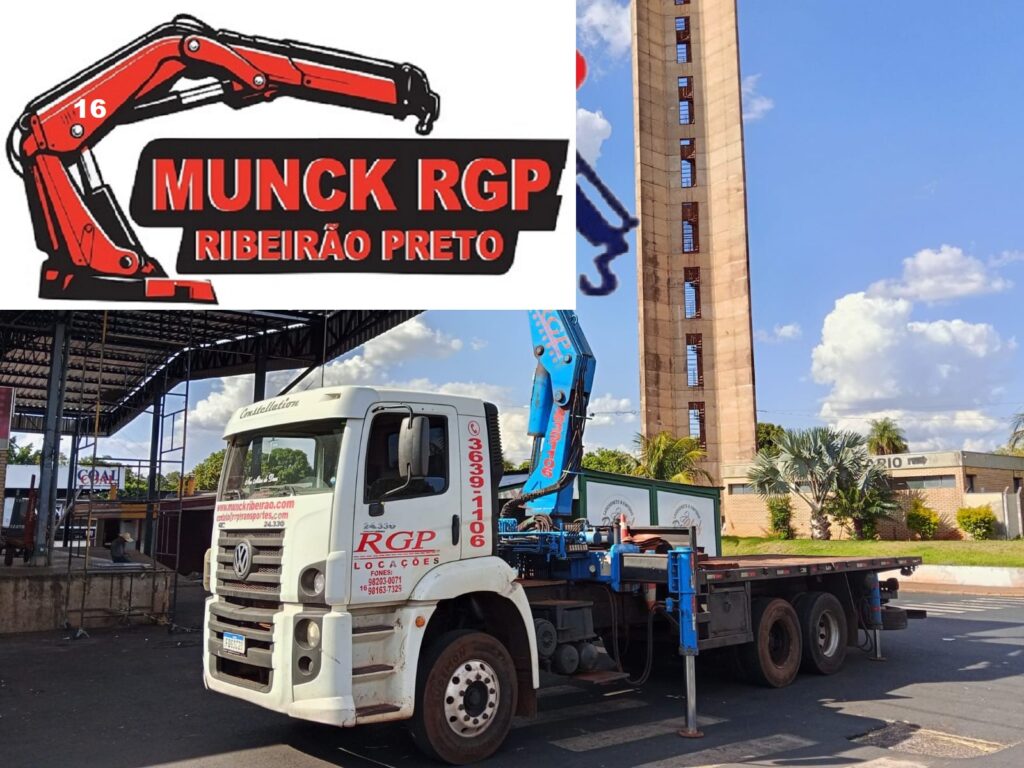 Aluguel de Munck em Ribeirão Preto para obras, indústrias e serviços logísticos. Soluções rápidas, eficientes e com total segurança.