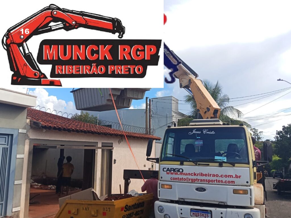Precisa de Munck em Ribeirão Preto? Oferecemos içamento e transporte de cargas com precisão, agilidade e excelente custo-benefício.