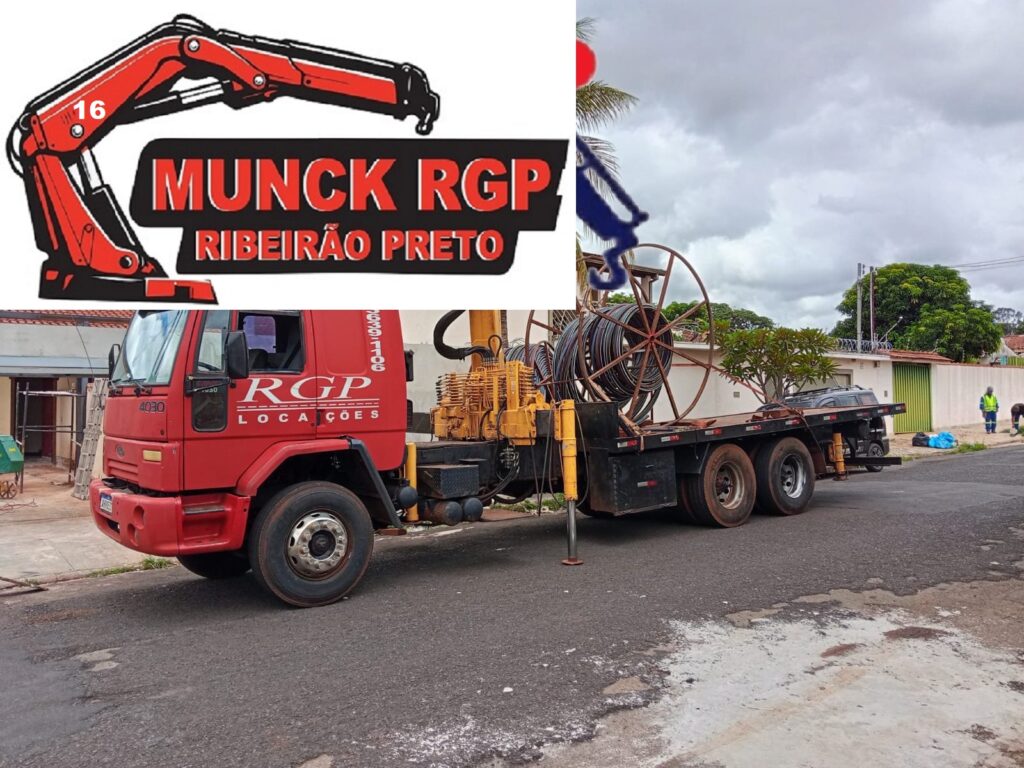 Munck Ribeirão Preto para remoção industrial, transporte de máquinas e montagem de estruturas. Atendimento ágil e profissional.