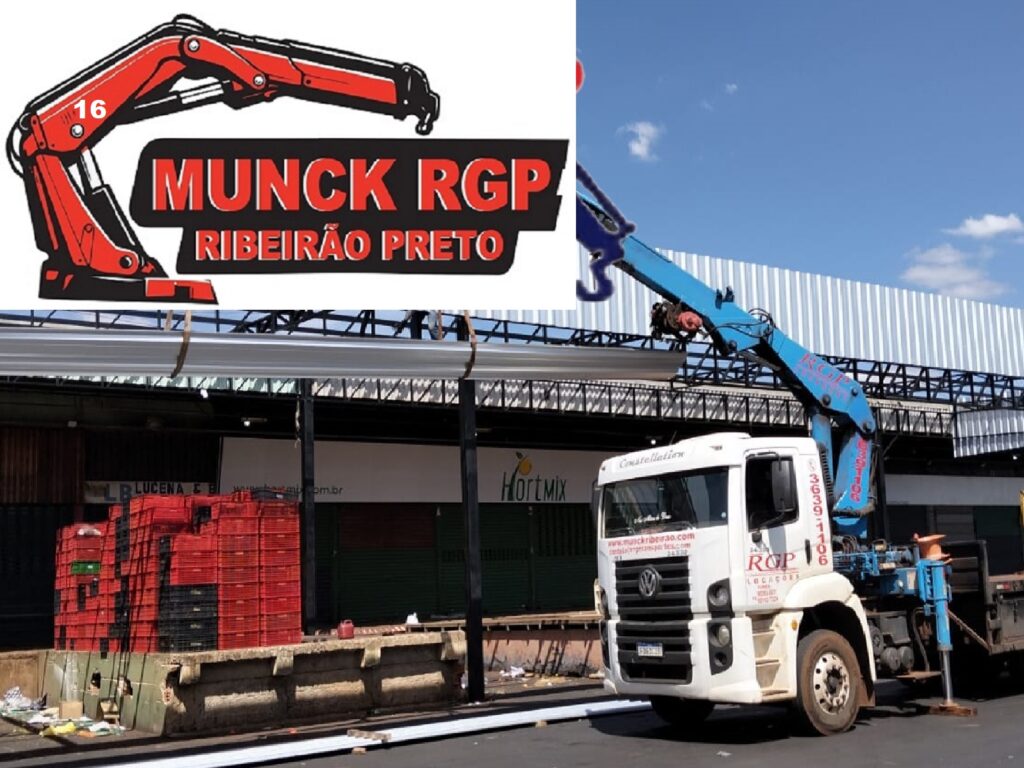 Munck Ribeirão Preto com soluções sob medida para movimentação de cargas, desde pequenos serviços até grandes projetos industriais.
